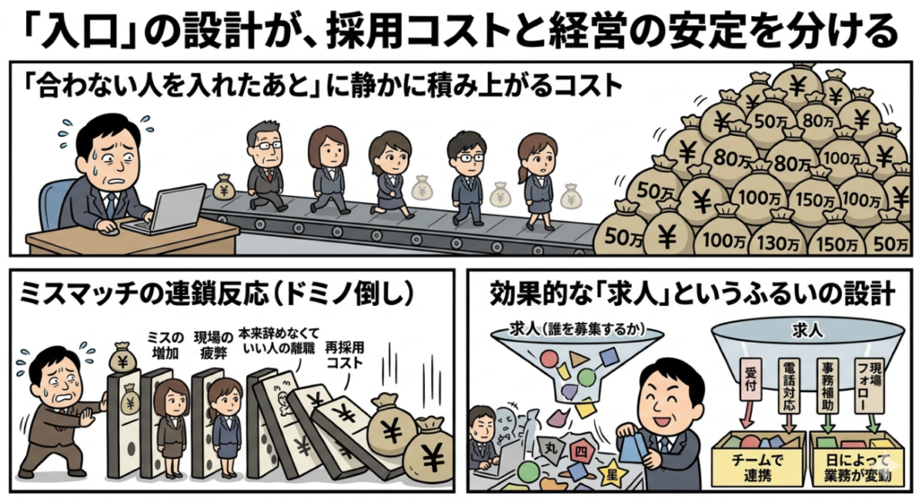 「いい人が来ない」は、入口で間違えている