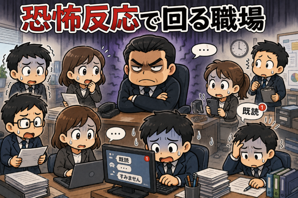 怒鳴らなくても、人は萎縮する