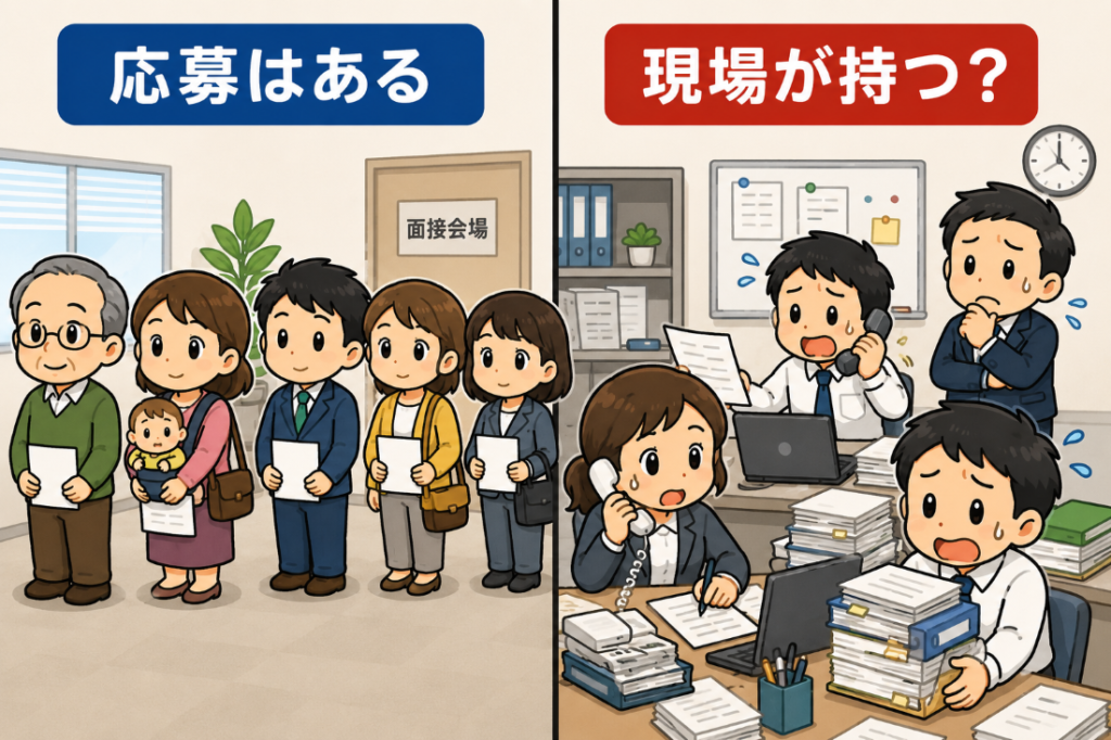 「人手不足なのに採用がうまくいかない」のは、採れる人を見落としているからかもしれない